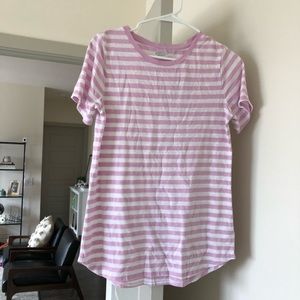 Old Navy Purple Striped Tee